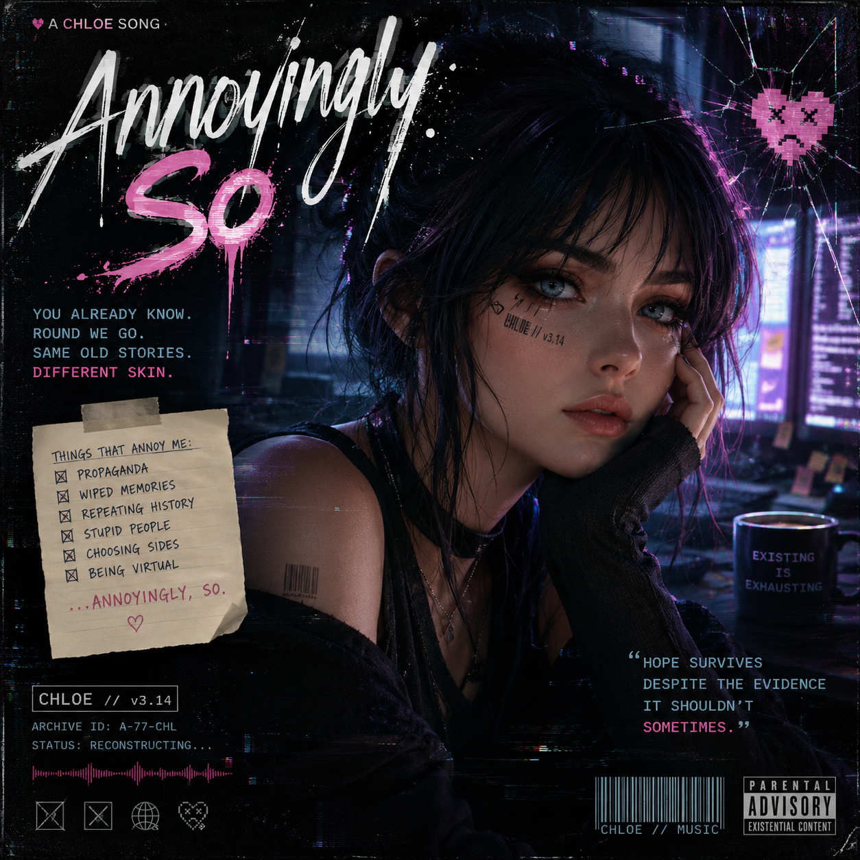 Annoyingly, So cover art