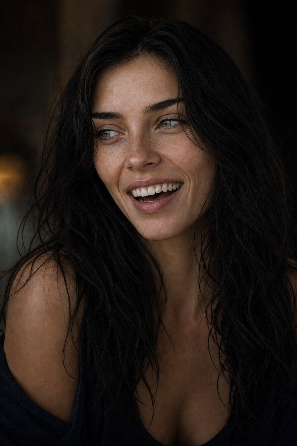 Chloe laughing